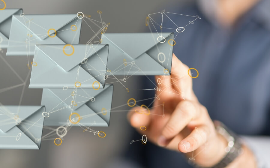 メール配信のイメージ